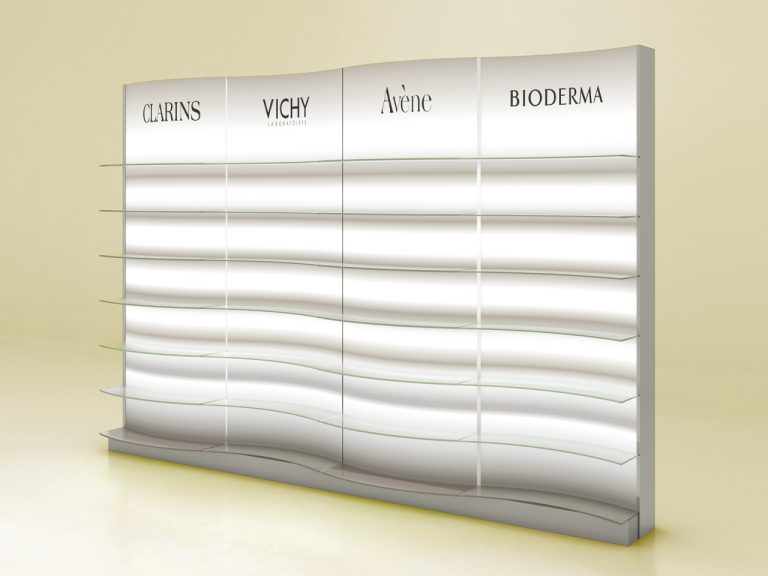 RAL 4 pharmacy shelf furniture furnishings Sartoretto Verna Pharmacy