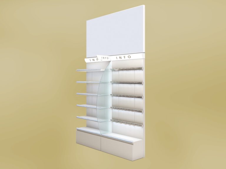 RAL 8 pharmacy shelf furniture furnishings Sartoretto Verna Pharmacy