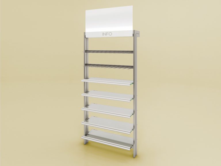 RAL 9 pharmacy shelf furniture furnishings Sartoretto Verna Pharmacy