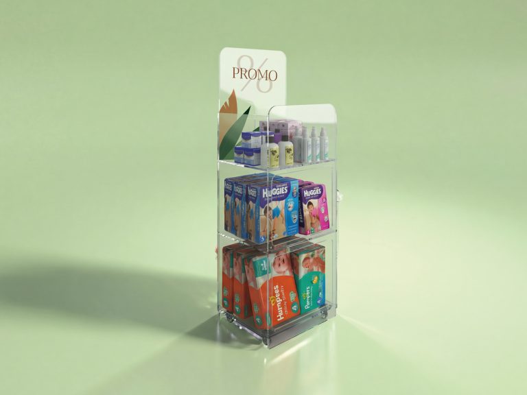 Plexiglass gondola Palbox furniture furnishings Sartoretto Verna Pharmacy