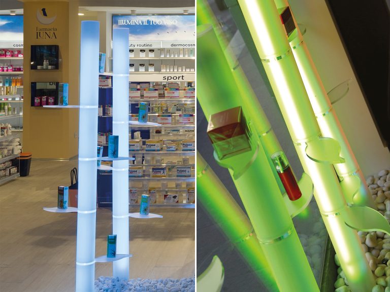 window display ralboo Sartoretto Verna Pharmacy Furniture