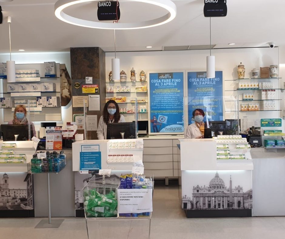Plexiglas screen pharmacy
